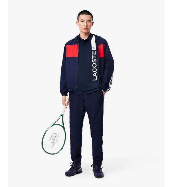 LACOSTE「アシンメトリーデザインウルトラドライポロシャツ」|ポロシャツ|