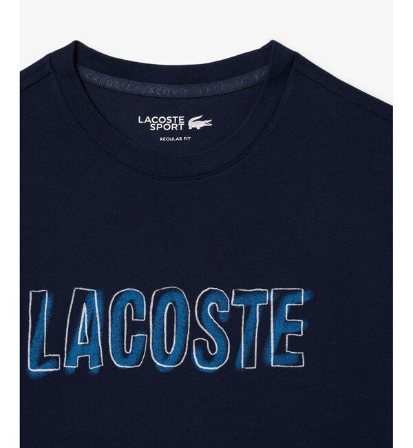 LACOSTE「レイヤードネームウルトラドライTシャツ」|Tシャツ・カットソー|