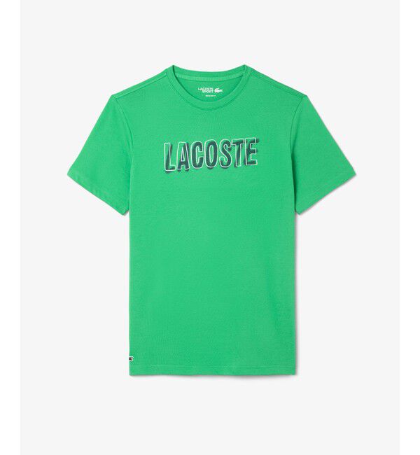 LACOSTE「レイヤードネームウルトラドライTシャツ」|Tシャツ・カットソー|