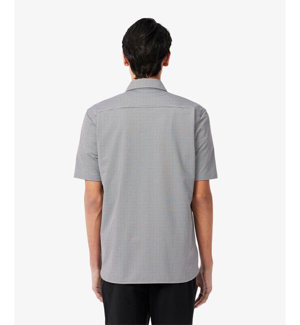 LACOSTE「マイクロチェックジャージシャツ」|シャツ・ブラウス|