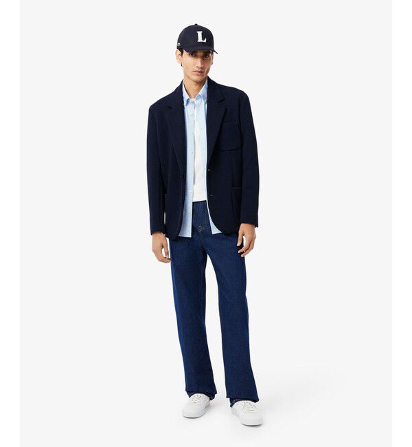 LACOSTE「マイクロチェックジャージシャツ」|シャツ・ブラウス|