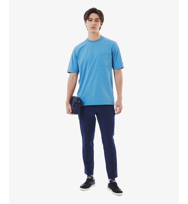 LACOSTE「ワンタックストレッチスラックス」|チノ|