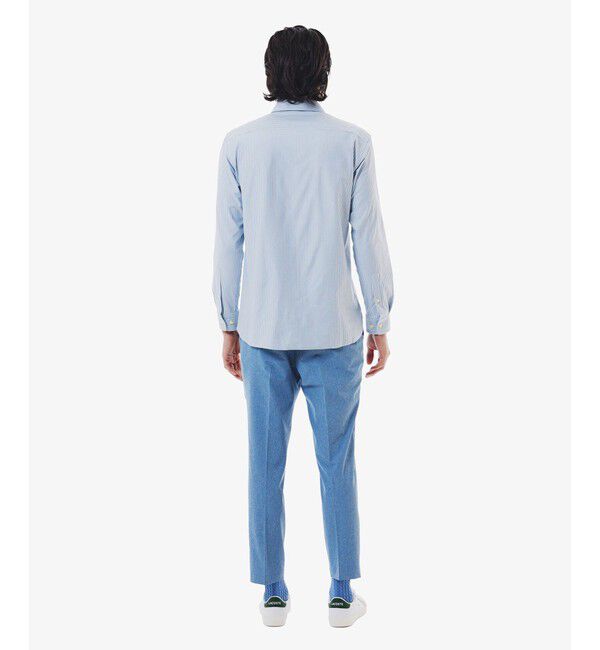 LACOSTE「ワンタックストレッチスラックス」|チノ|