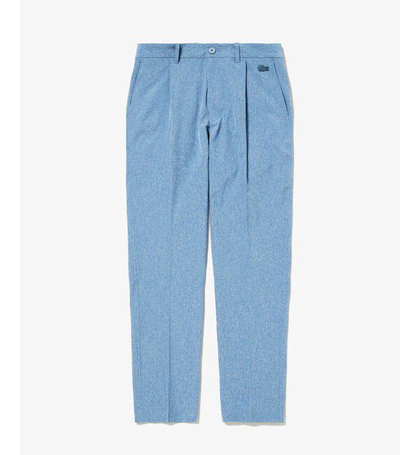 LACOSTE「ワンタックストレッチスラックス」|チノ|