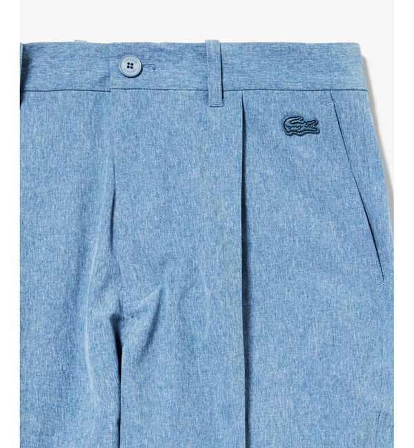 LACOSTE「ワンタックストレッチスラックス」|チノ|