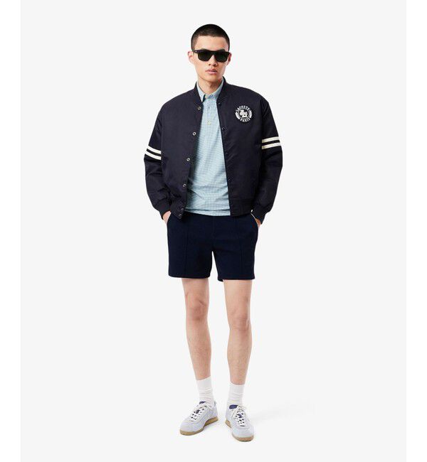 LACOSTE「消臭・速乾・UVカットマイクロチェックポロシャツ」|ポロシャツ|