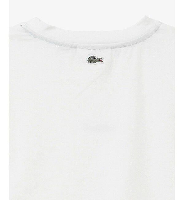 LACOSTE「ワイド＆ショートネームステッチTシャツ」|Tシャツ・カットソー|