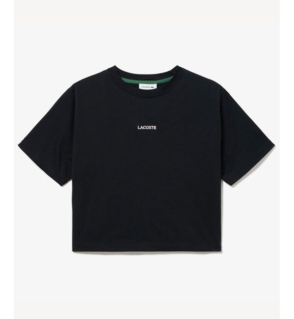 LACOSTE「ワイド＆ショートネームステッチTシャツ」|Tシャツ・カットソー|