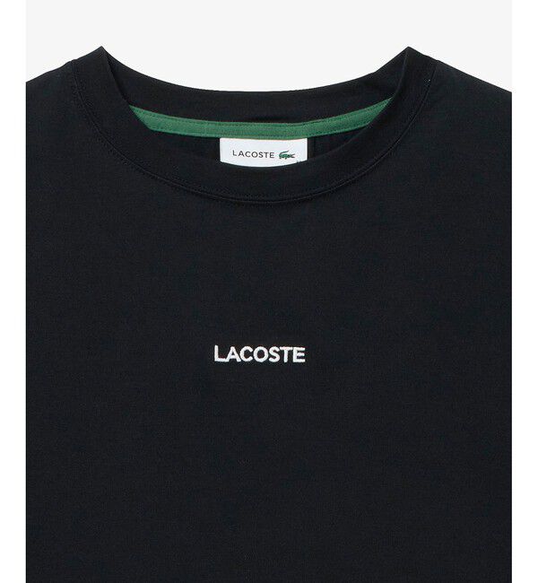 LACOSTE「ワイド＆ショートネームステッチTシャツ」|Tシャツ・カットソー|