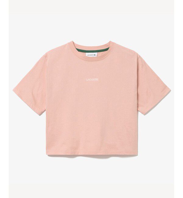 LACOSTE「ワイド＆ショートネームステッチTシャツ」|Tシャツ・カットソー|