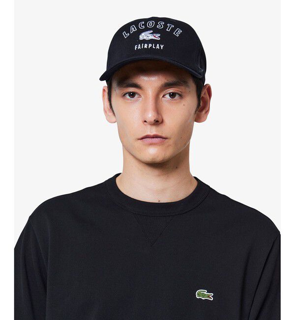 LACOSTE「L.12.12アレンジ ガゼット付き鹿の子地Tシャツ」|Tシャツ・カットソー|
