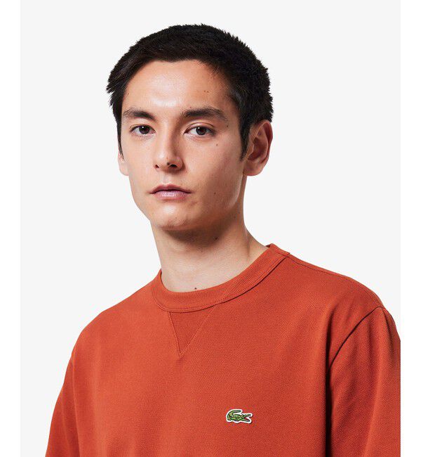 LACOSTE「L.12.12アレンジ ガゼット付き鹿の子地Tシャツ」|Tシャツ・カットソー|