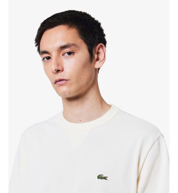 LACOSTE「L.12.12アレンジ ガゼット付き鹿の子地Tシャツ」|Tシャツ・カットソー|