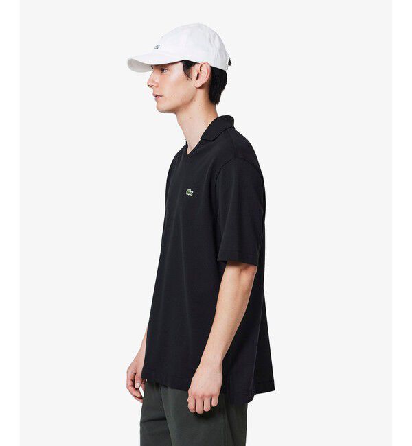 LACOSTE「L.12.12アレンジ スキッパーネックポロシャツ」|ポロシャツ|