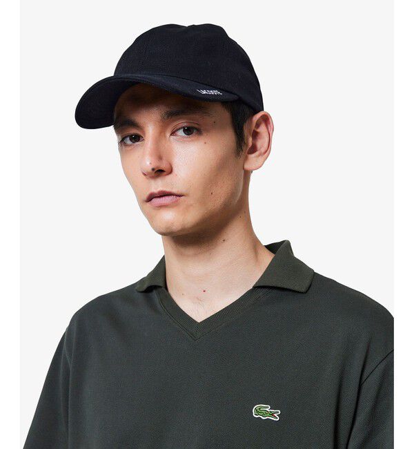 LACOSTE「L.12.12アレンジ スキッパーネックポロシャツ」|ポロシャツ|