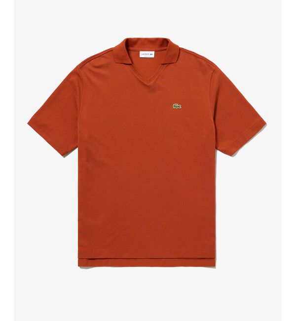 LACOSTE「L.12.12アレンジ スキッパーネックポロシャツ」|ポロシャツ|