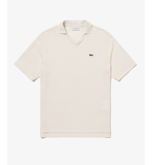 LACOSTE「L.12.12アレンジ スキッパーネックポロシャツ」|ポロシャツ|