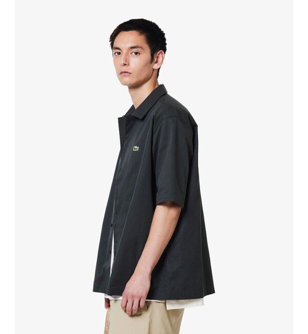 LACOSTE「シルクブレンドオープンカラーシャツ」|シャツ・ブラウス|