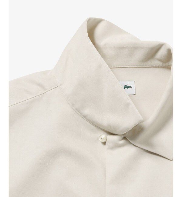 LACOSTE「シルクブレンドオープンカラーシャツ」|シャツ・ブラウス|
