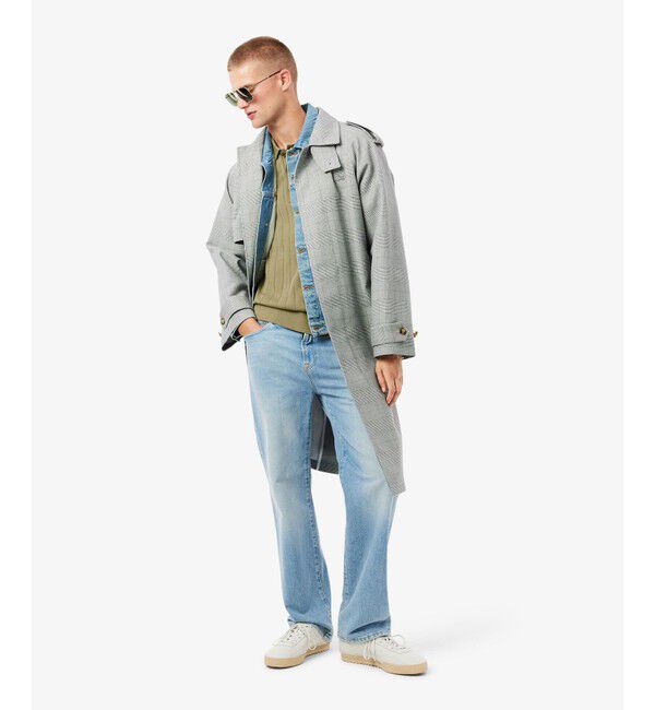 LACOSTE「ハイゲージリブニットポロシャツ」|ニット・セーター|