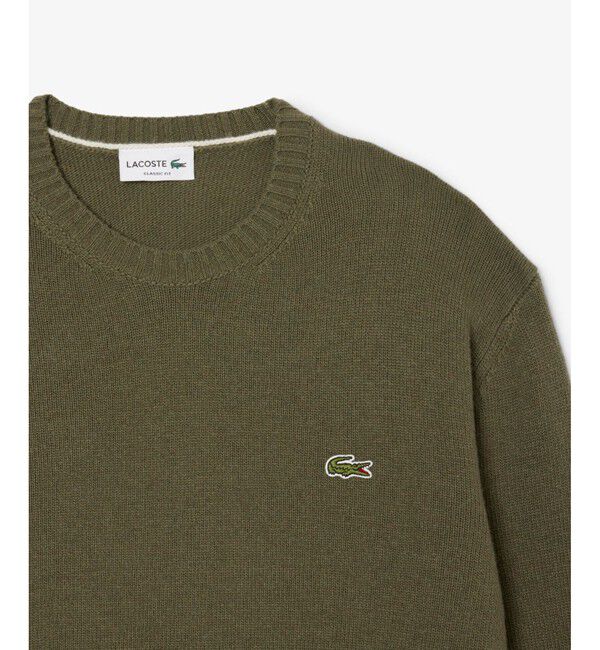LACOSTE「エッセンシャルウールニットセーター」|ニット・セーター|