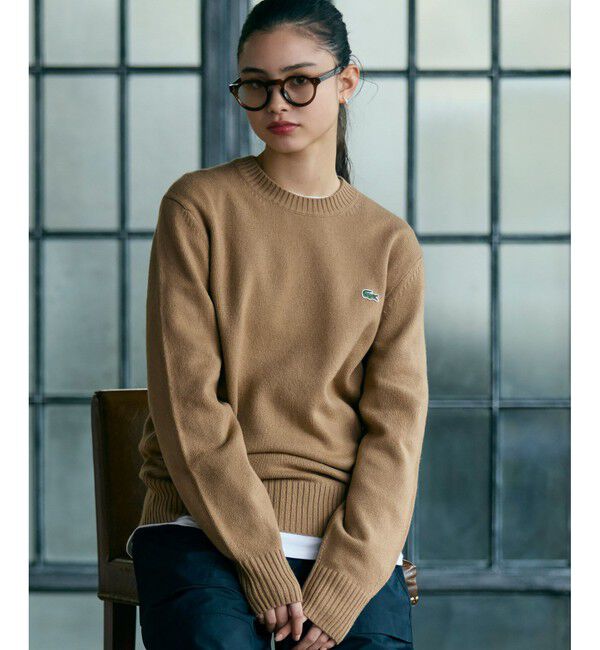 LACOSTE「エッセンシャルウールニットセーター」|ニット・セーター|