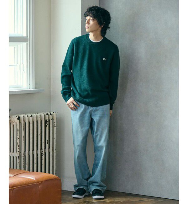 LACOSTE「エッセンシャルウールニットセーター」|ニット・セーター|
