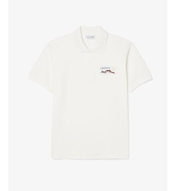 LACOSTE「マウンテンステッチポロシャツ」|ポロシャツ|ホワイト