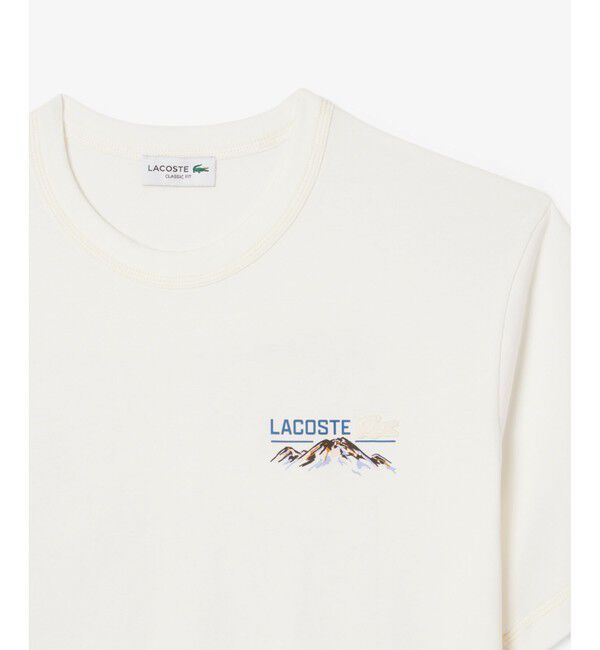 LACOSTE「シャンタコバックプリントTシャツ」|Tシャツ・カットソー|