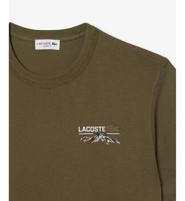 LACOSTE「シャンタコバックプリントTシャツ」|Tシャツ・カットソー|