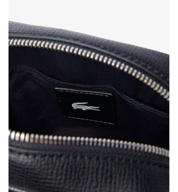 LACOSTE「オシアン レザーサッチェルバッグ」|ショルダー・メッセンジャー|