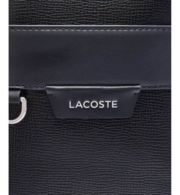 LACOSTE「オシアン レザーサッチェルバッグ」|ショルダー・メッセンジャー|