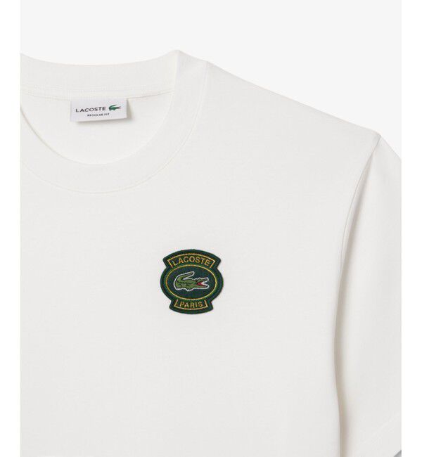 LACOSTE「【EC only】ラコステパリワッペンTシャツ」|Tシャツ・カットソー|