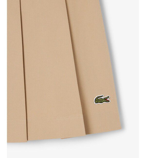 LACOSTE「ストレッチコットンプリーツスカート」|スカート|
