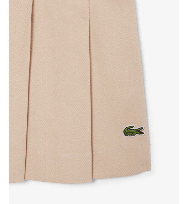 LACOSTE「ストレッチコットンプリーツスカート」|スカート|