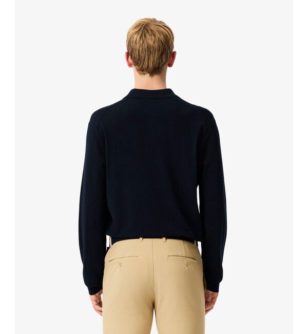 LACOSTE「ミニマルゴルフポロニットシャツ」|ニット・セーター|