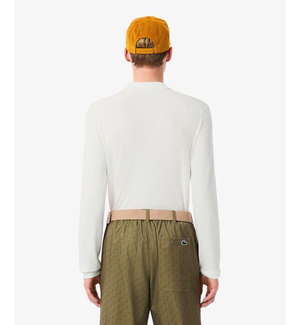 LACOSTE「ミニマルゴルフポロニットシャツ」|ニット・セーター|
