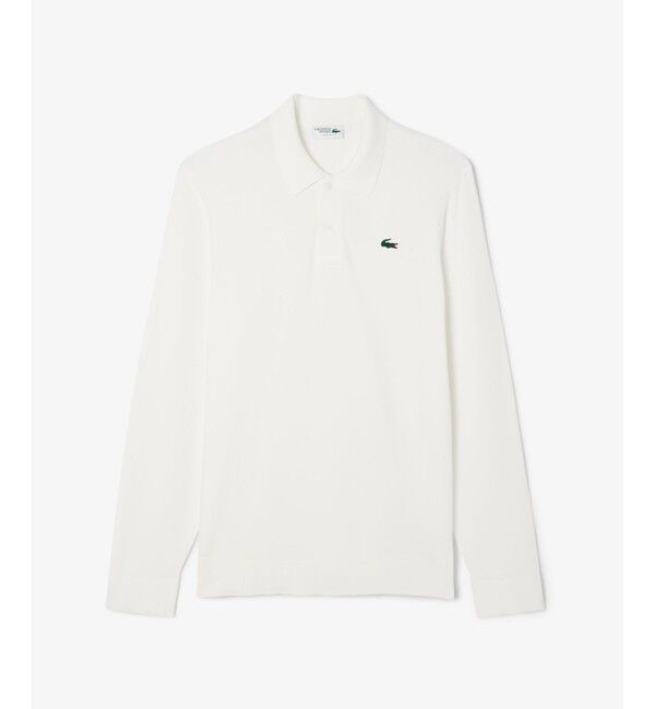 LACOSTE「ミニマルゴルフポロニットシャツ」|ニット・セーター|
