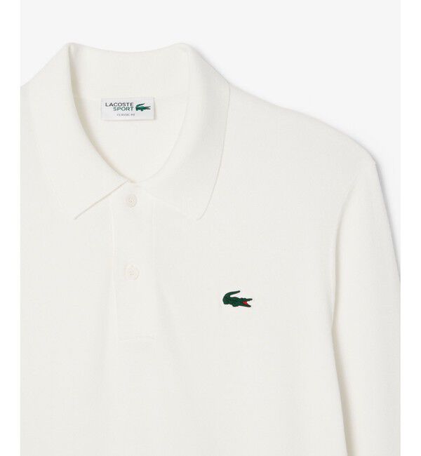 LACOSTE「ミニマルゴルフポロニットシャツ」|ニット・セーター|