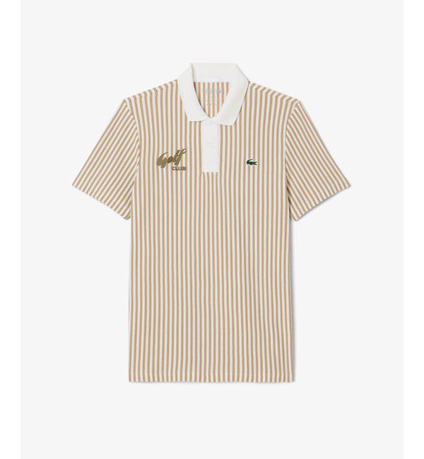 LACOSTE「ヒートコントロールストライプポロシャツ」|ポロシャツ|