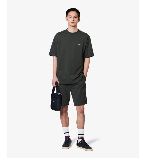 LACOSTE「ウールブレンドボーダークルーソックス」|ソックス|