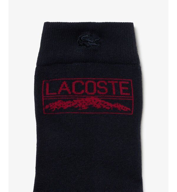 LACOSTE「バックロゴクルーソックス」|ソックス|