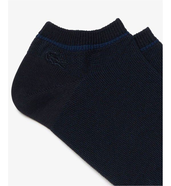 LACOSTE「同色ワニロゴショートソックス」|ソックス|