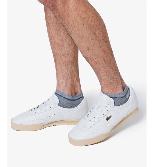 LACOSTE「同色ワニロゴショートソックス」|ソックス|