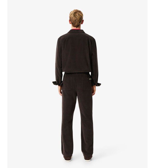 LACOSTE「イージー細畝コーデュロイパンツ」|チノ|