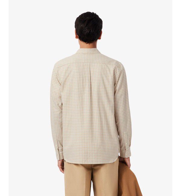 LACOSTE「オーガニックコットンフランネルチェックシャツ」|シャツ・ブラウス|