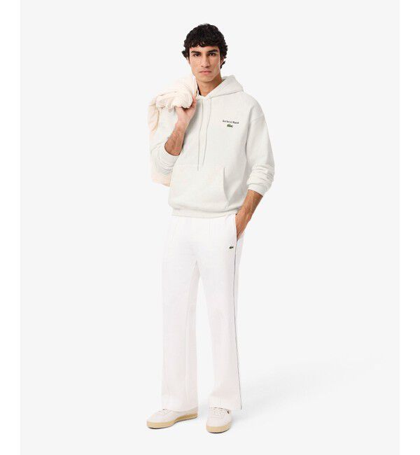 LACOSTE「Jeu Set et Matchバックプリントスウェットフーディー」|パーカー|