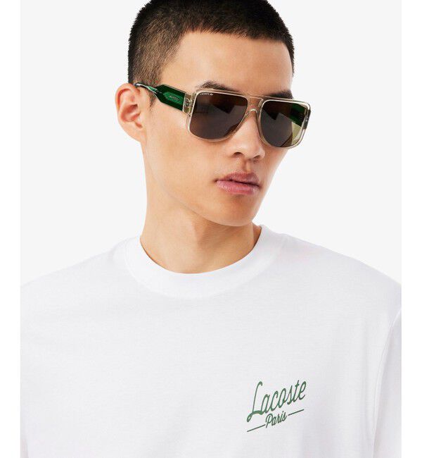 LACOSTE「ラコステパリバックプリントTシャツ」|Tシャツ・カットソー|