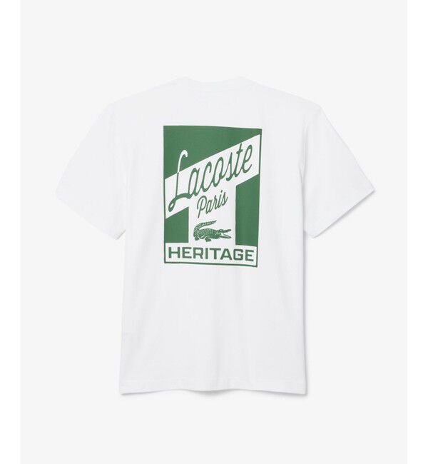 LACOSTE「ラコステパリバックプリントTシャツ」|Tシャツ・カットソー|