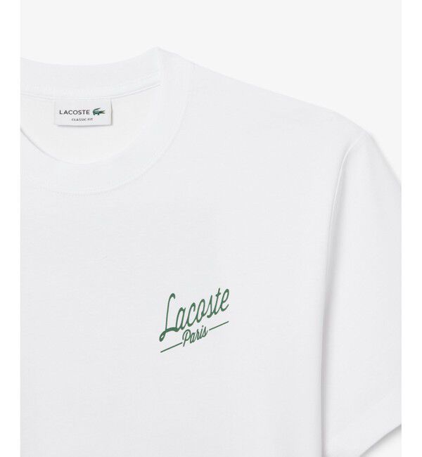 LACOSTE「ラコステパリバックプリントTシャツ」|Tシャツ・カットソー|